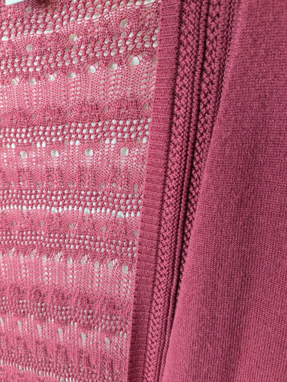 Roz & Ali Open Knit Cardigan - Picture 3 of 7